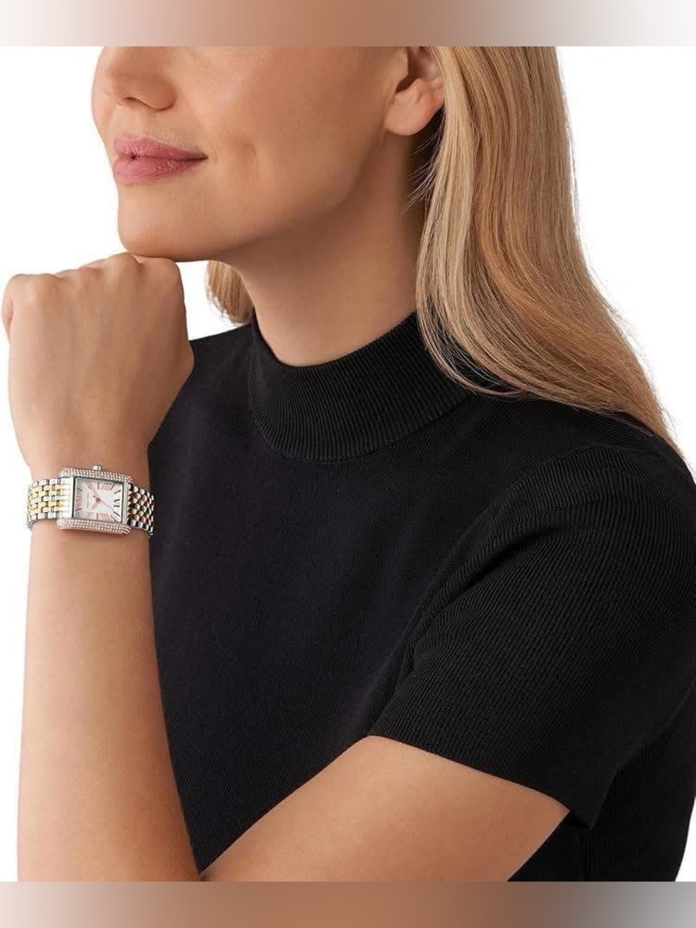MK4744 - Michael Kors Women’s Emery Tri-Tone Stainless Watch